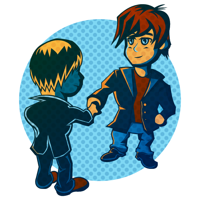 Afbeelding freelancer karakter