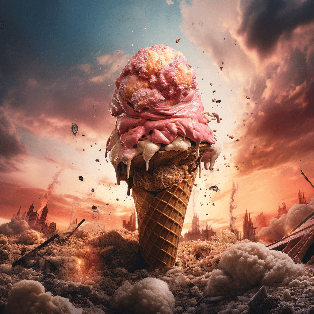 Afbeelding van een post apocalyptische ijs